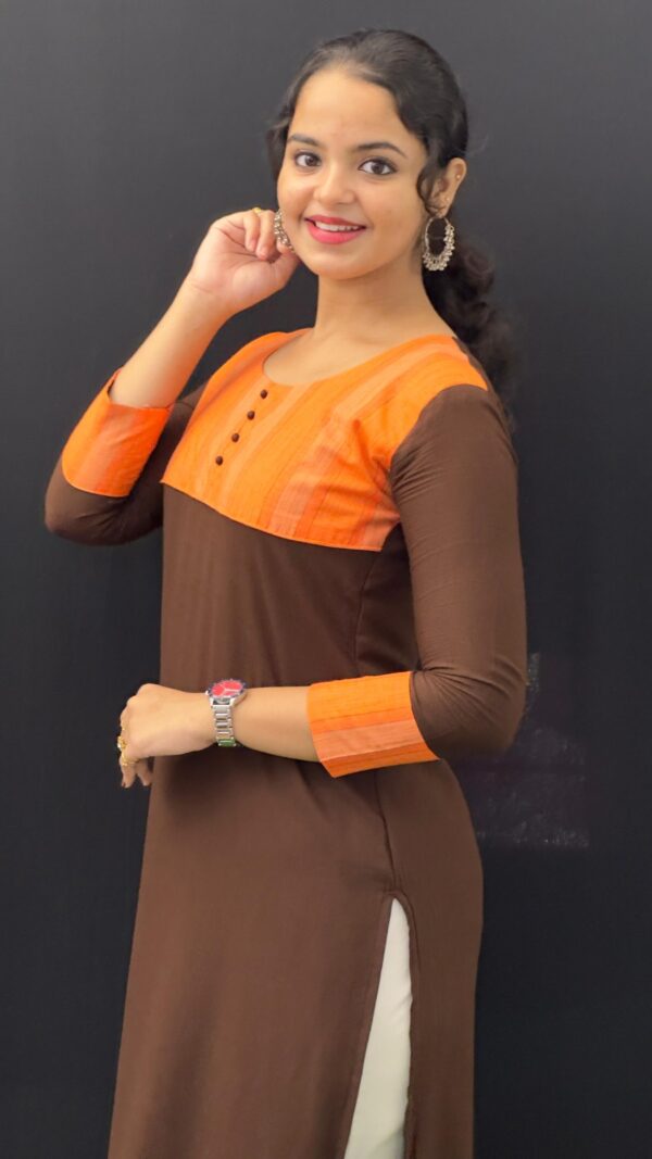 PERFECT COLOR PATCH FOR SIMPLE KURTI - Image 2